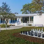 Saffronstays Kairos Zeus, Karjat - Greek Style Pool Villa Near Camp Max