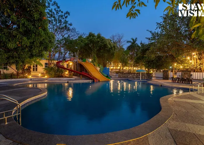 Stayvista At Swirl & Splash With Pool, Lawn, Wi-Fi