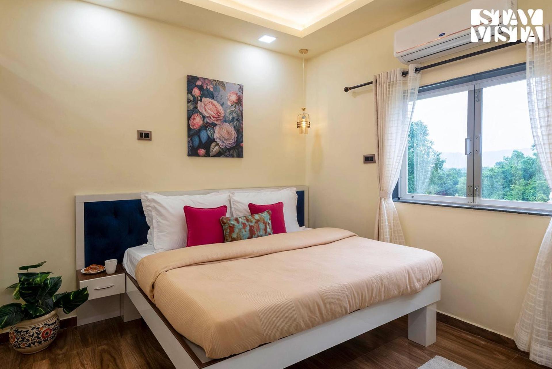 Grey Hues With Swimming Pool & Lawn At By Stayvista Villa *