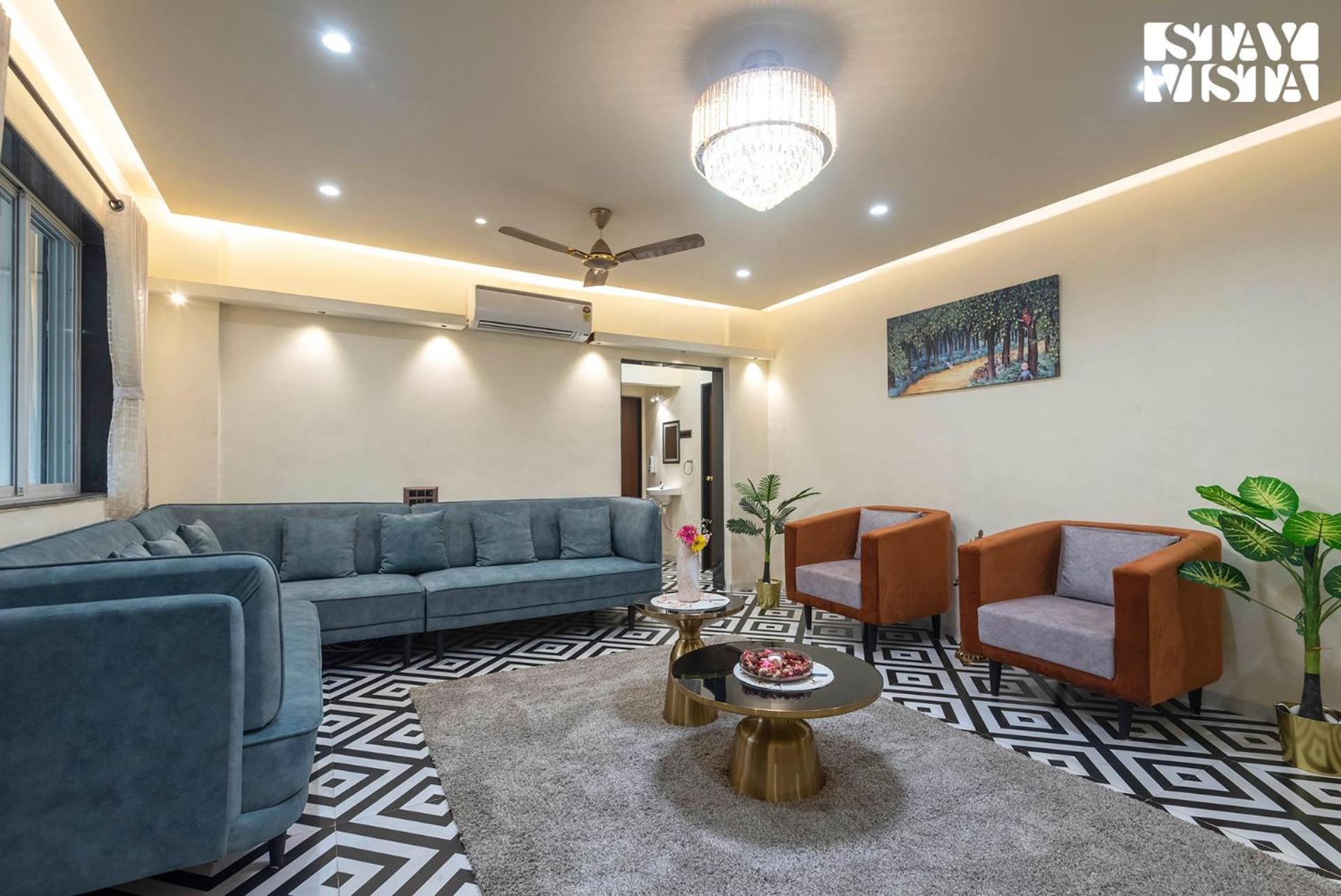 Grey Hues With Swimming Pool & Lawn At By Stayvista Villa *