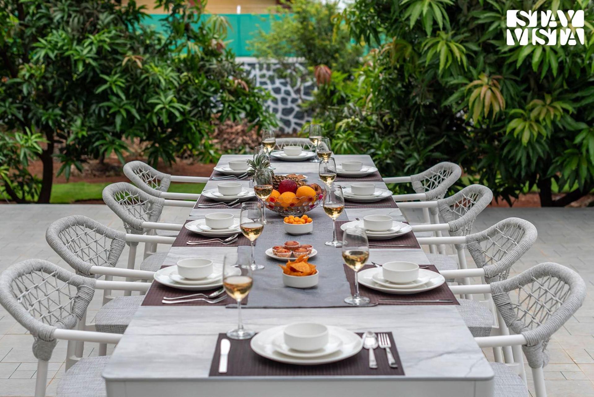 Villa Grey Hues With Swimming Pool & Lawn At By Stayvista *